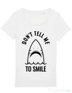 Tricou STANLEY STELLA dama Sad shark Alb
