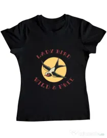 Tricou ADLER dama Ladybird Negru