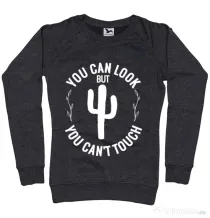 Bluza ADLER dama You can’t touch Negru melanj