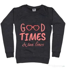 Bluza ADLER dama Tan lines Negru melanj