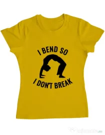 Tricou ADLER dama I bend Galben