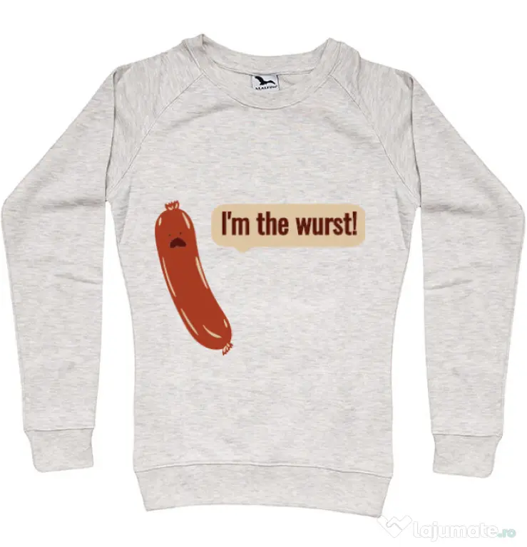 Bluza ADLER dama I’m the wurst Migdala melanj