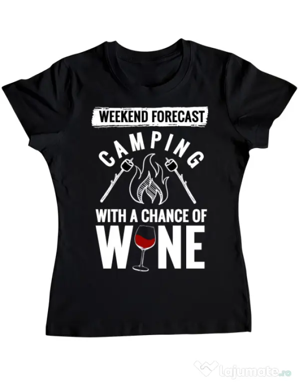 Tricou ADLER dama Weekend forecast Negru