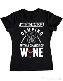Tricou ADLER dama Weekend forecast Negru