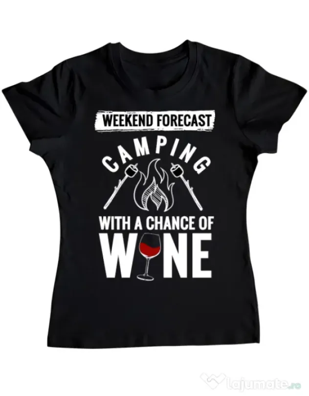 Tricou ADLER dama Weekend forecast Negru