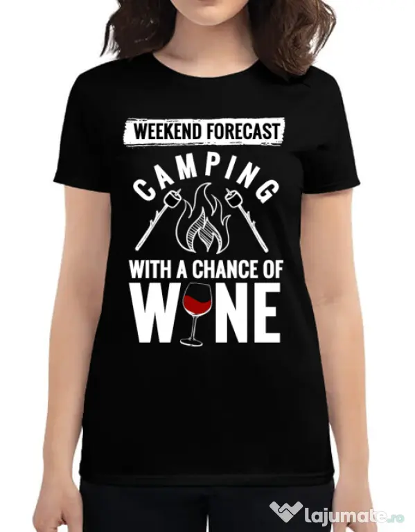 Tricou ADLER dama Weekend forecast Negru