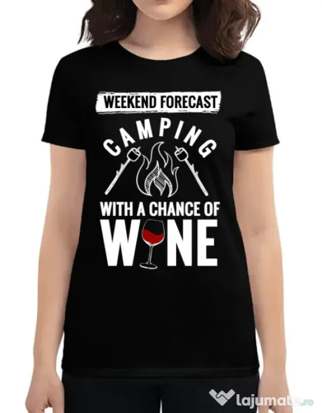 Tricou ADLER dama Weekend forecast Negru