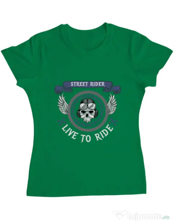 Tricou ADLER dama Street rider Verde mediu