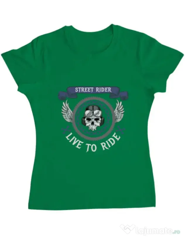 Tricou ADLER dama Street rider Verde mediu