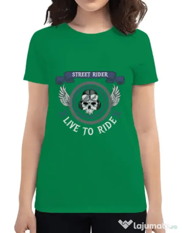 Tricou ADLER dama Street rider Verde mediu