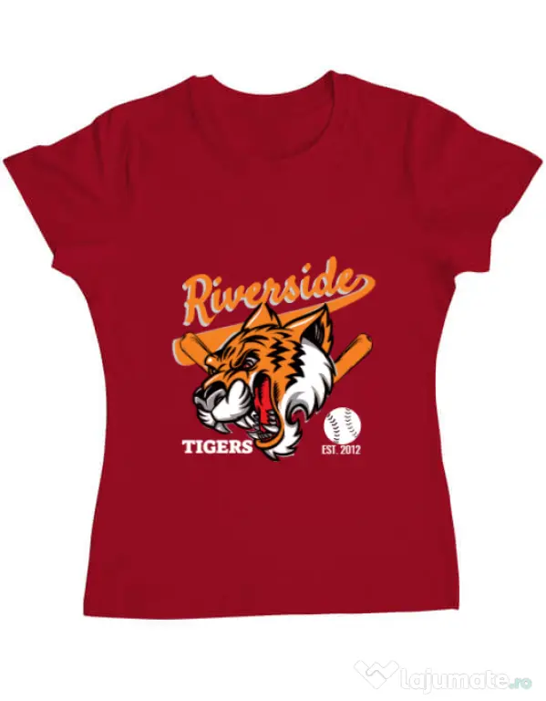 Tricou ADLER dama Tigers team Rosu