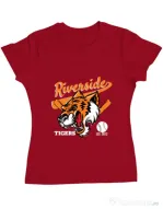 Tricou ADLER dama Tigers team Rosu