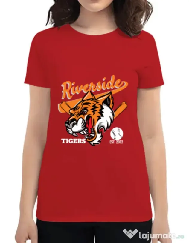 Tricou ADLER dama Tigers team Rosu