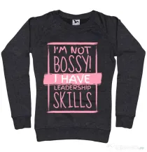 Bluza ADLER dama I’m not bossy Negru melanj