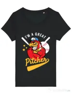 Tricou STANLEY STELLA dama Great pitcher Negru