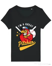 Tricou STANLEY STELLA dama Great pitcher Negru