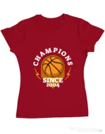 Tricou ADLER dama Champions Rosu