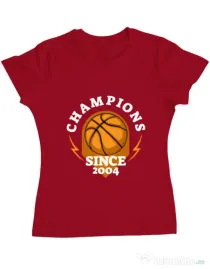 Tricou ADLER dama Champions Rosu