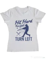 Tricou ADLER dama Hit hard Alb