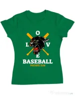 Tricou ADLER dama Panthers team Verde mediu
