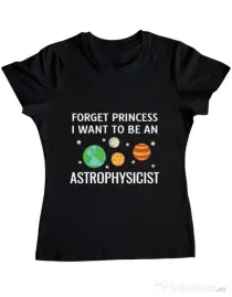 Tricou ADLER dama Forget Princess Negru