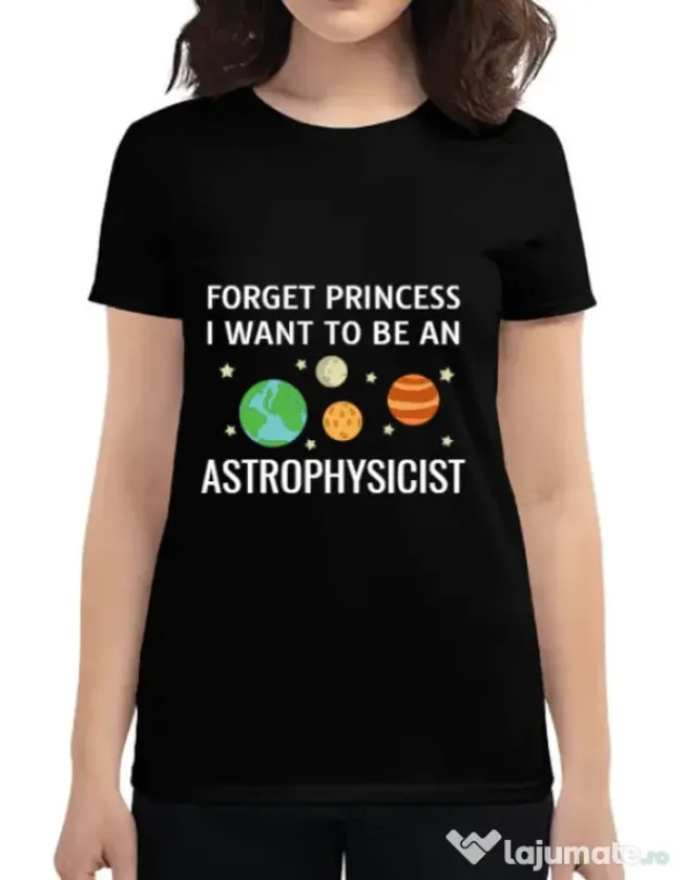 Tricou ADLER dama Forget Princess Negru
