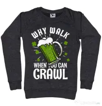 Bluza ADLER dama Why walk Negru melanj