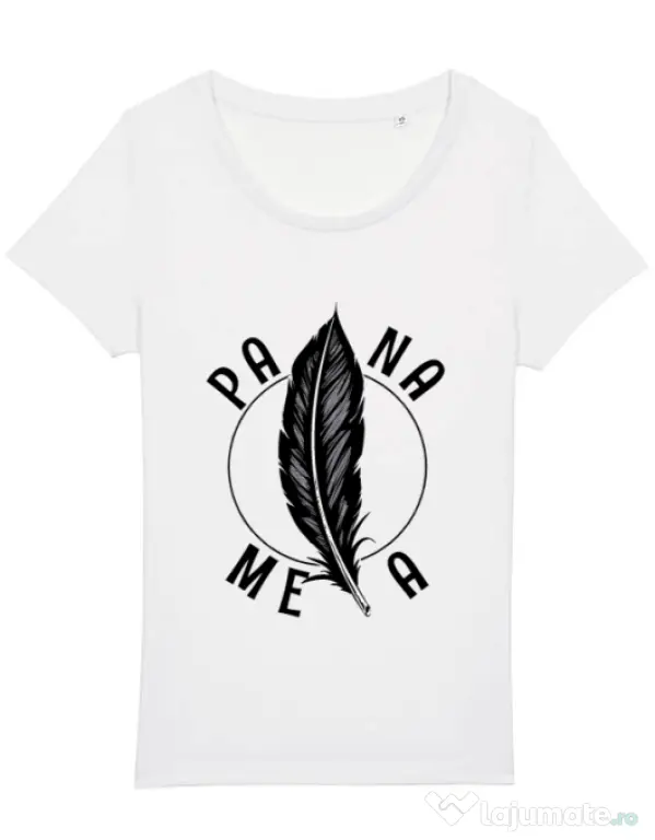 Tricou STANLEY STELLA dama Pana mea Alb