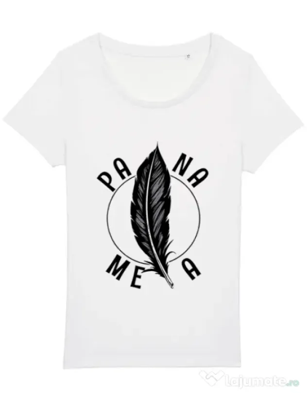 Tricou STANLEY STELLA dama Pana mea Alb