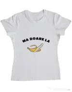 Tricou ADLER dama Ma doare Alb