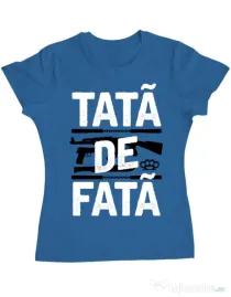 Tricou ADLER dama Tata de fata Albastru azuriu