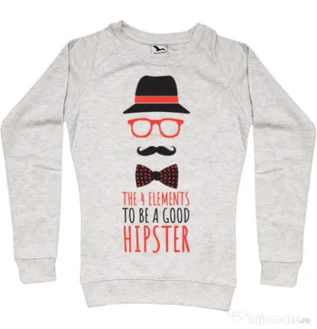 Bluza ADLER dama Good hipster Migdala melanj