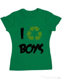 Tricou ADLER dama I recycle boys Verde mediu