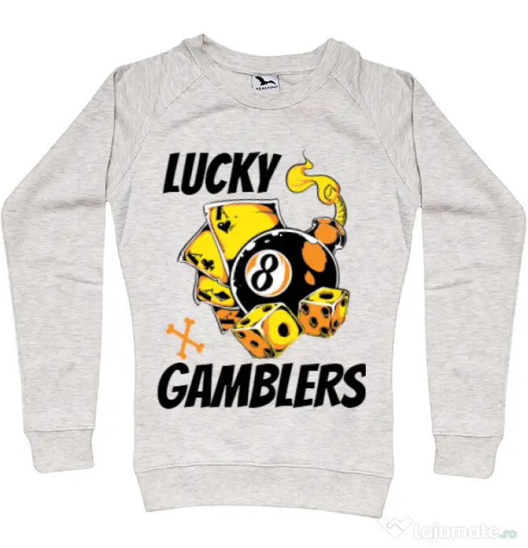 Bluza ADLER dama Lucky gamblers Migdala melanj