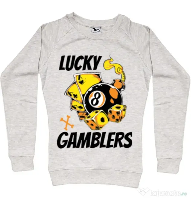 Bluza ADLER dama Lucky gamblers Migdala melanj