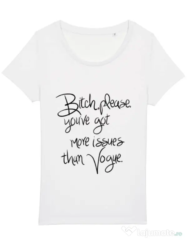Tricou STANLEY STELLA dama Vogue issues Alb