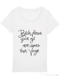 Tricou STANLEY STELLA dama Vogue issues Alb