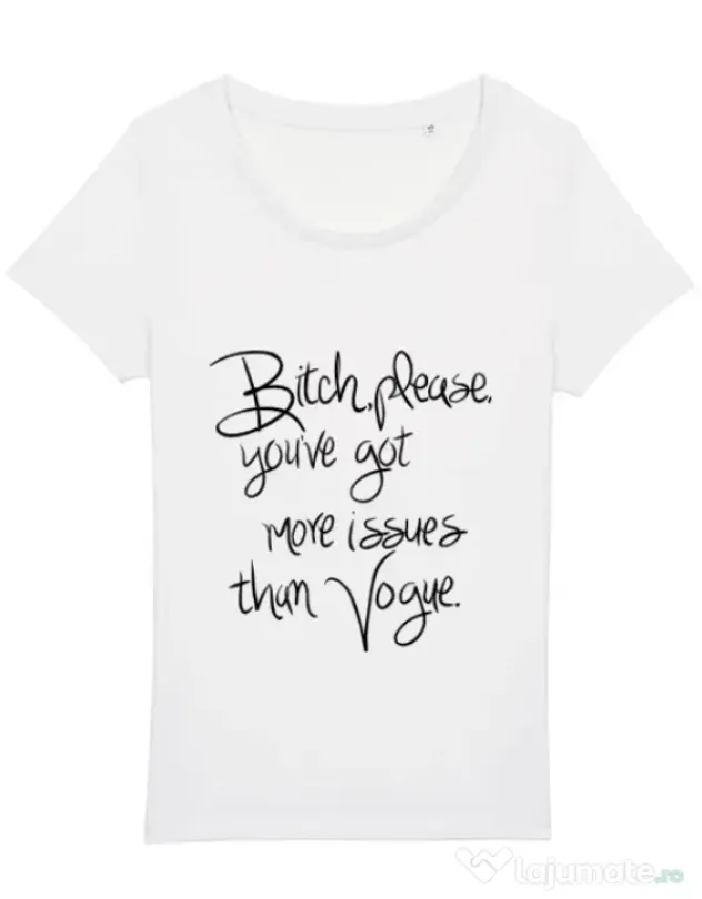Tricou STANLEY STELLA dama Vogue issues Alb