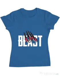 Tricou ADLER dama Beast Albastru azuriu