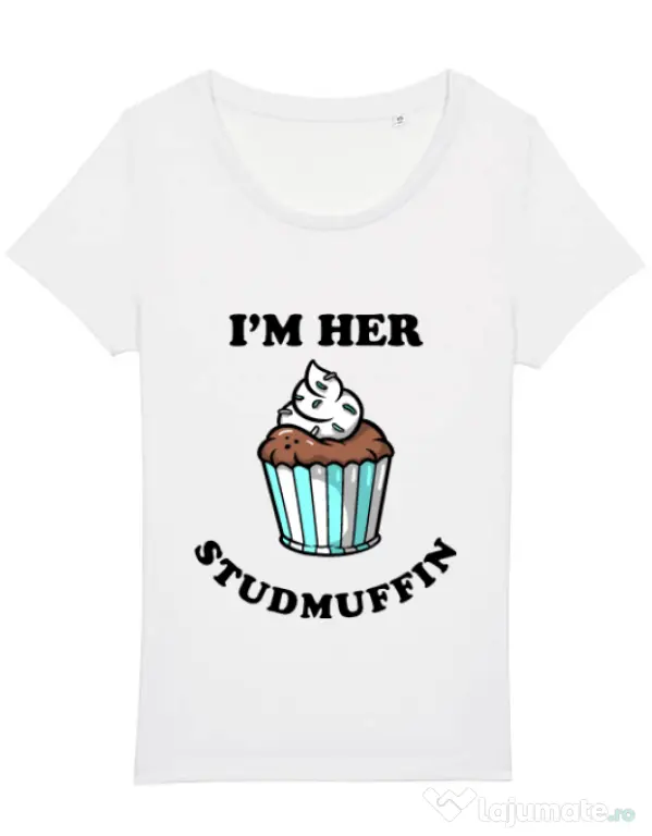 Tricou STANLEY STELLA dama Her studmuffin Alb