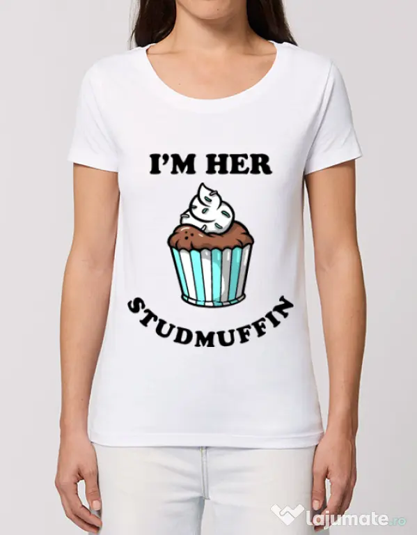 Tricou STANLEY STELLA dama Her studmuffin Alb