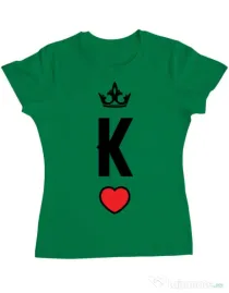 Tricou ADLER dama King Verde mediu