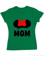 Tricou ADLER dama Mouse mom Verde mediu