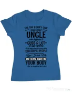 Tricou ADLER dama The lucky one Albastru azuriu