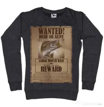 Bluza ADLER dama Dead or alive Negru melanj
