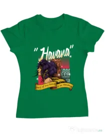 Tricou ADLER dama Havana Verde mediu
