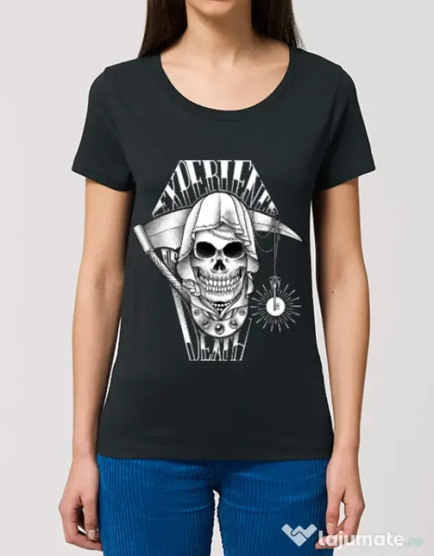 Tricou STANLEY STELLA dama Experience death Negru