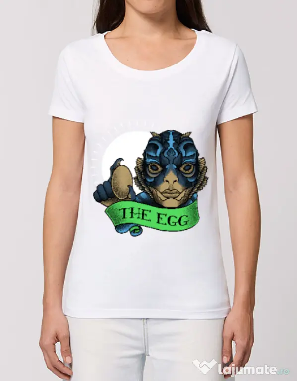 Tricou STANLEY STELLA dama Shape of water Alb