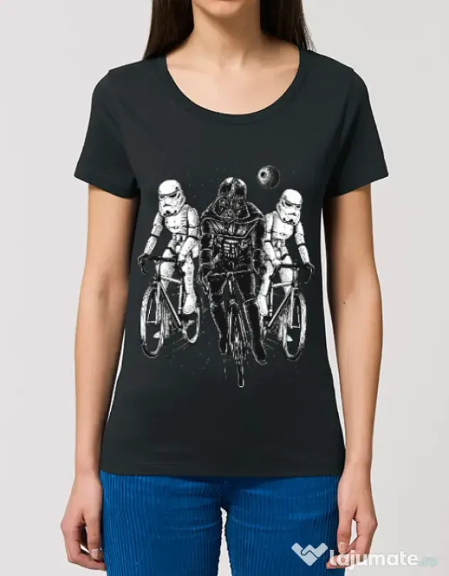 Tricou STANLEY STELLA dama Star bikers Negru