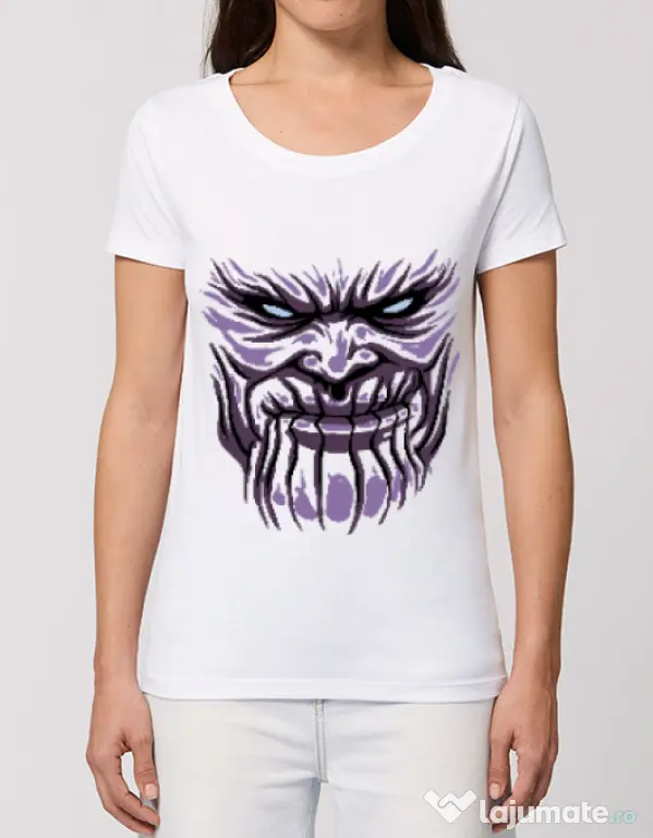 Tricou STANLEY STELLA dama Thanos mask Alb